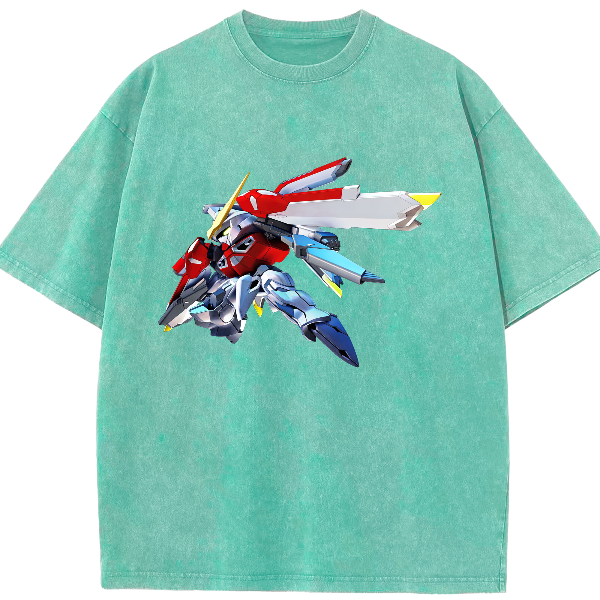 （画像用） 機動戦士ガンダム Mobile Suit Gundam 綿100% ヴィンテージ風 半袖Tシャツ（フロントプリント）